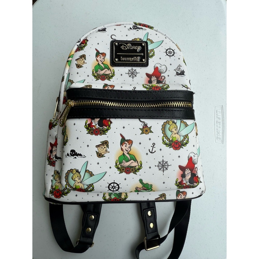 Disney Loungefly Mini‎ Backpack Peter Pan Grotto's Treasure Exclusive RARE